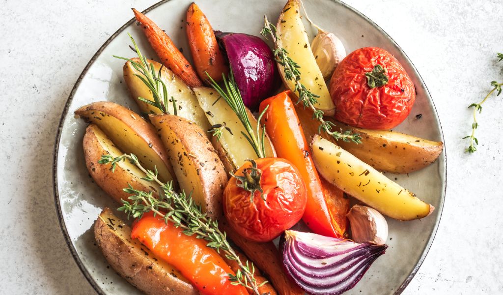 Trucos para verduras asadas perfectas en la freidora de aire