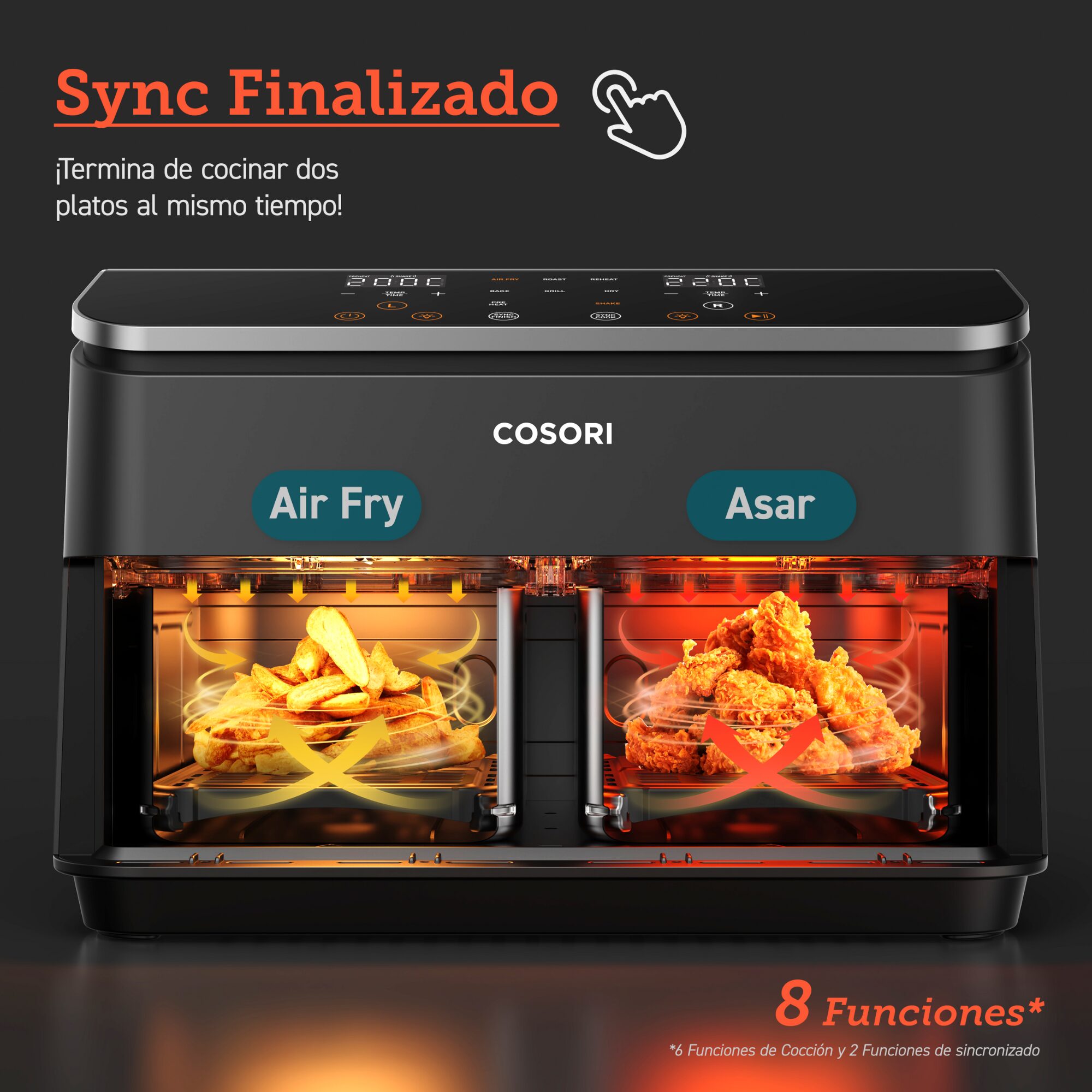 Cosori Dual Basket Chef Edition 8,5L